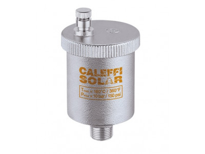CALEFFI 250 Automatický odvzdušňovací ventil SOLAR 3/8" Tmax 180°C